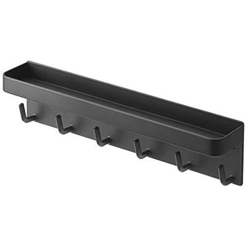 YAMAZAKI Rin Magnetic Wall Organizer- Key Hooks & Tray for Storage