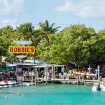 Feed the Tarpon at Robbie's of Islamorada