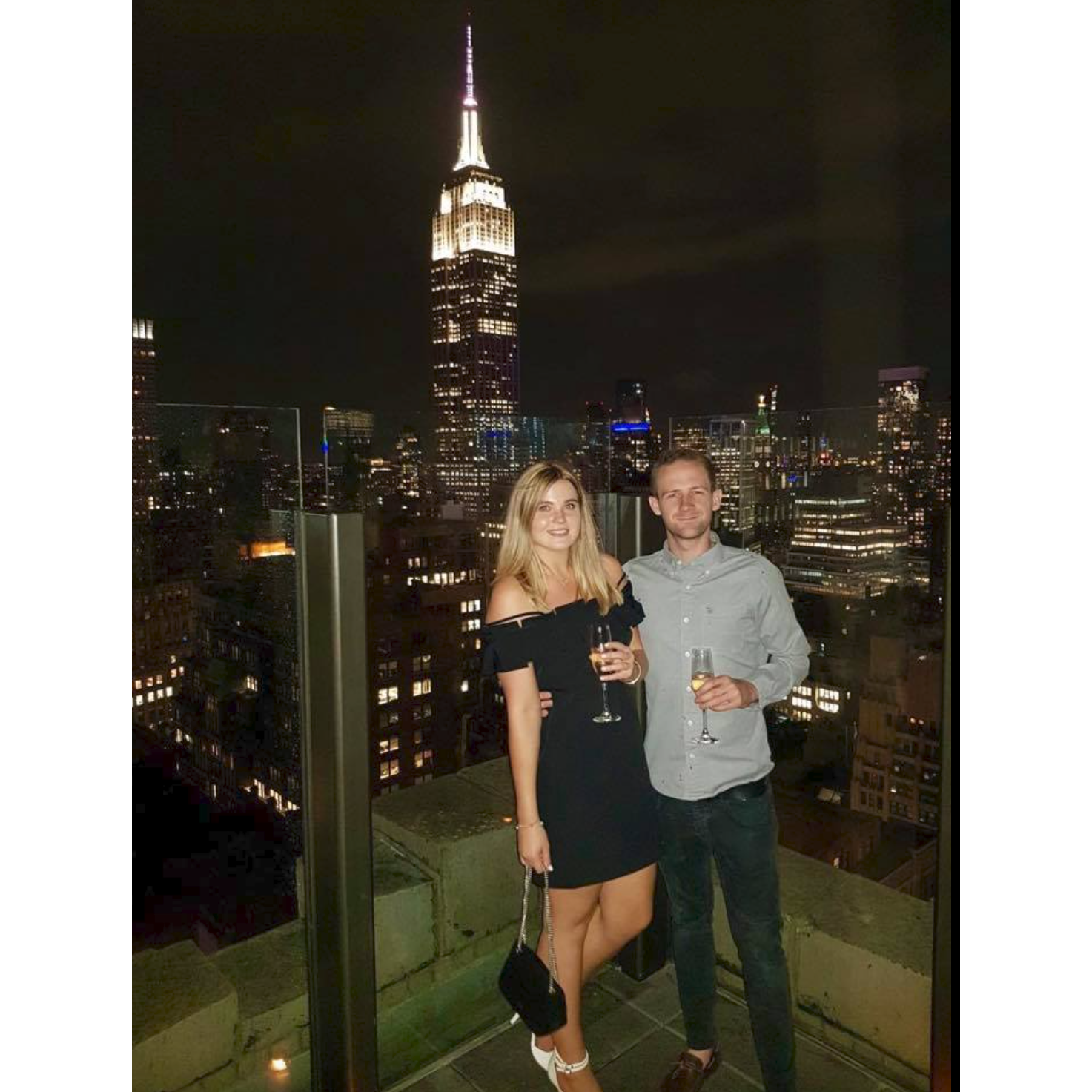 Celebrating our engagement in NYC - 2018