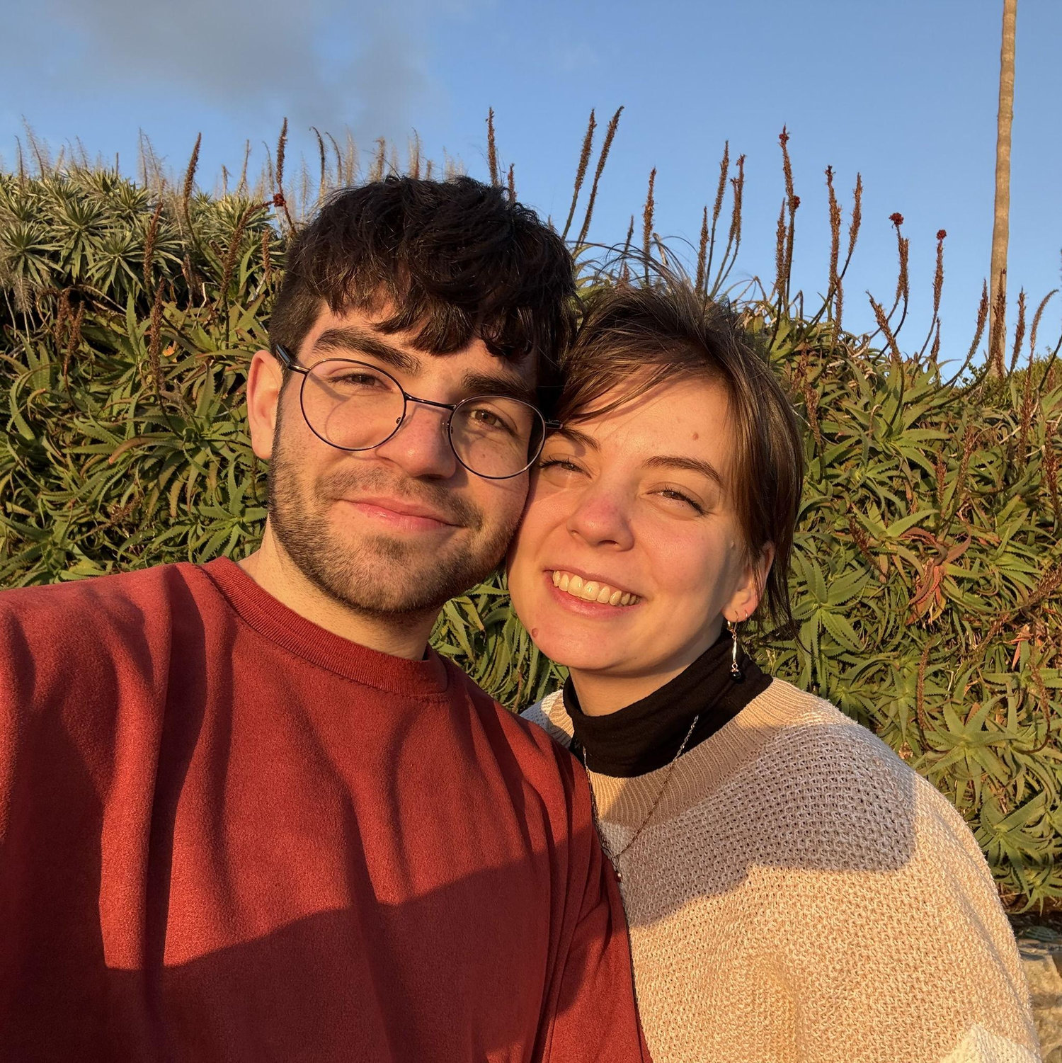 We visited California before we got engaged to visit Aurora's parents, and the lighting was just too good.