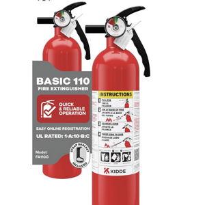 Multi Purpose Fire Extinguisher for Home, Office, Dorm, Residential, 1A10BC