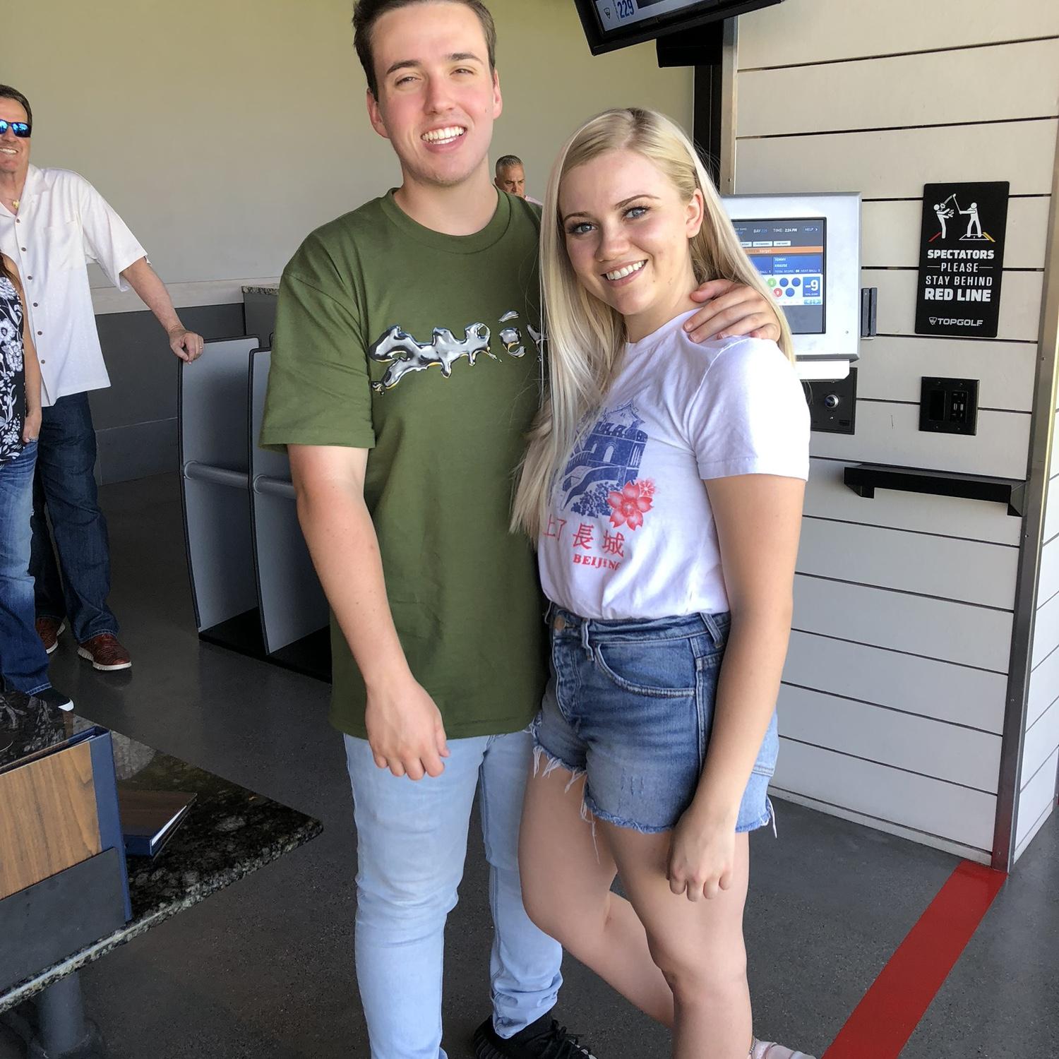 9/15/18, top golf for Spencer’s birthday