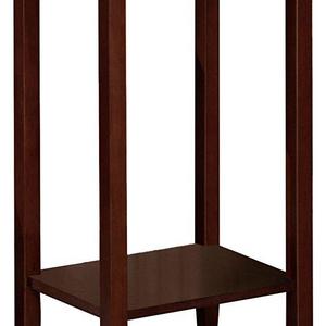 DHP Rosewood Tall End Table, Simple Design, Multi-purpose, Medium Coffee Brown