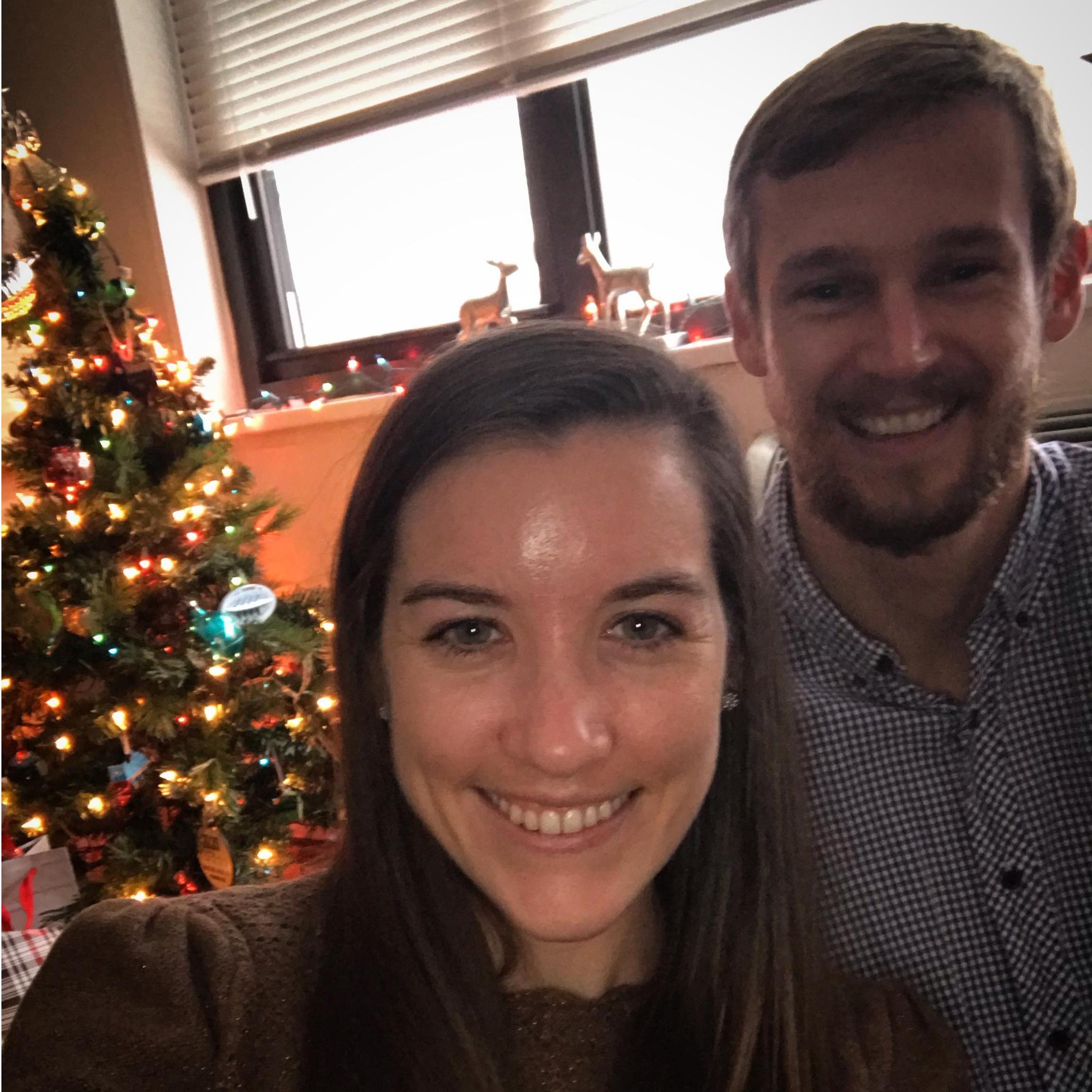 Christmas time in our first apartment