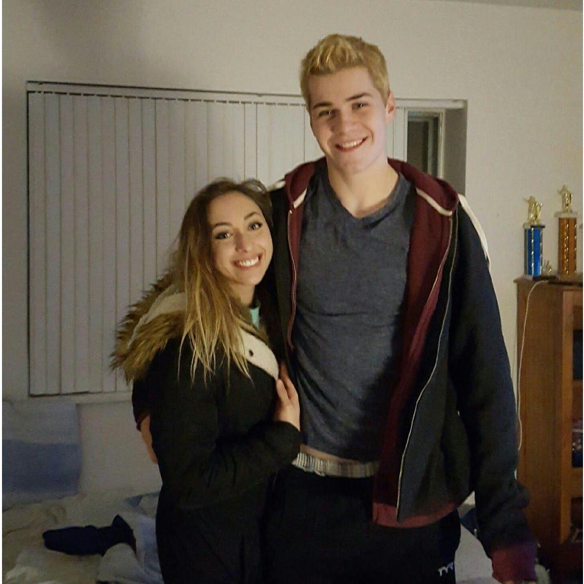 Mike's bleached hair