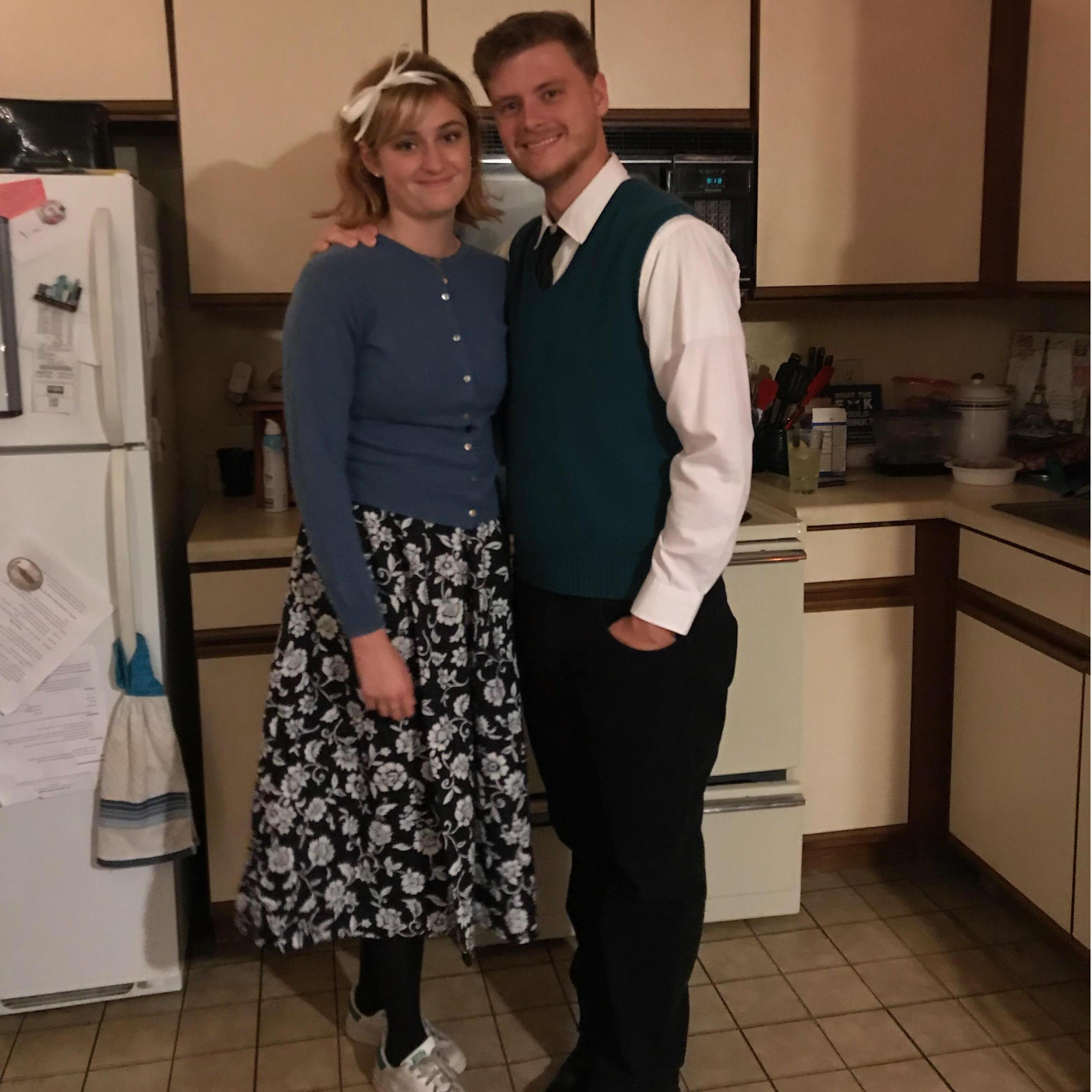 Halloween as a 50's married couple