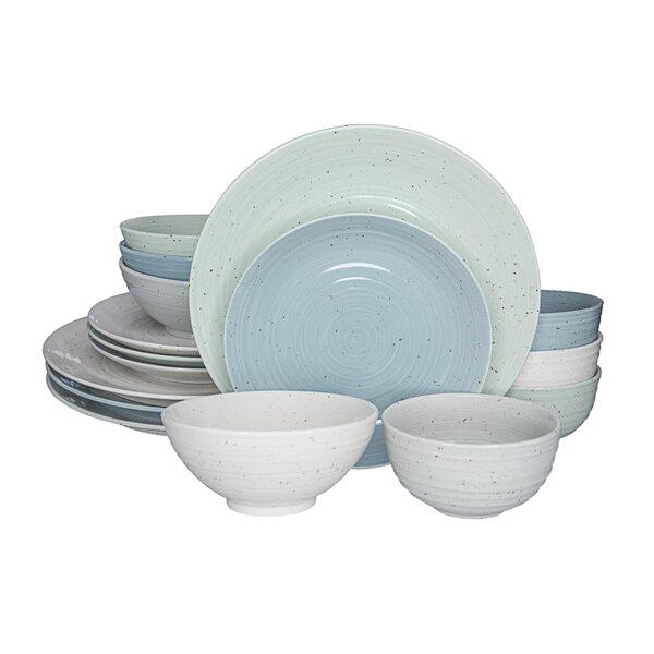 Mixed Siterra 16 Piece Dinnerware Set, Service for 4