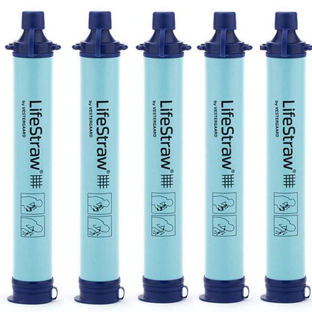LifeStraw Personal Water Filter for Hiking, Camping, Travel, and Emergency Preparedness