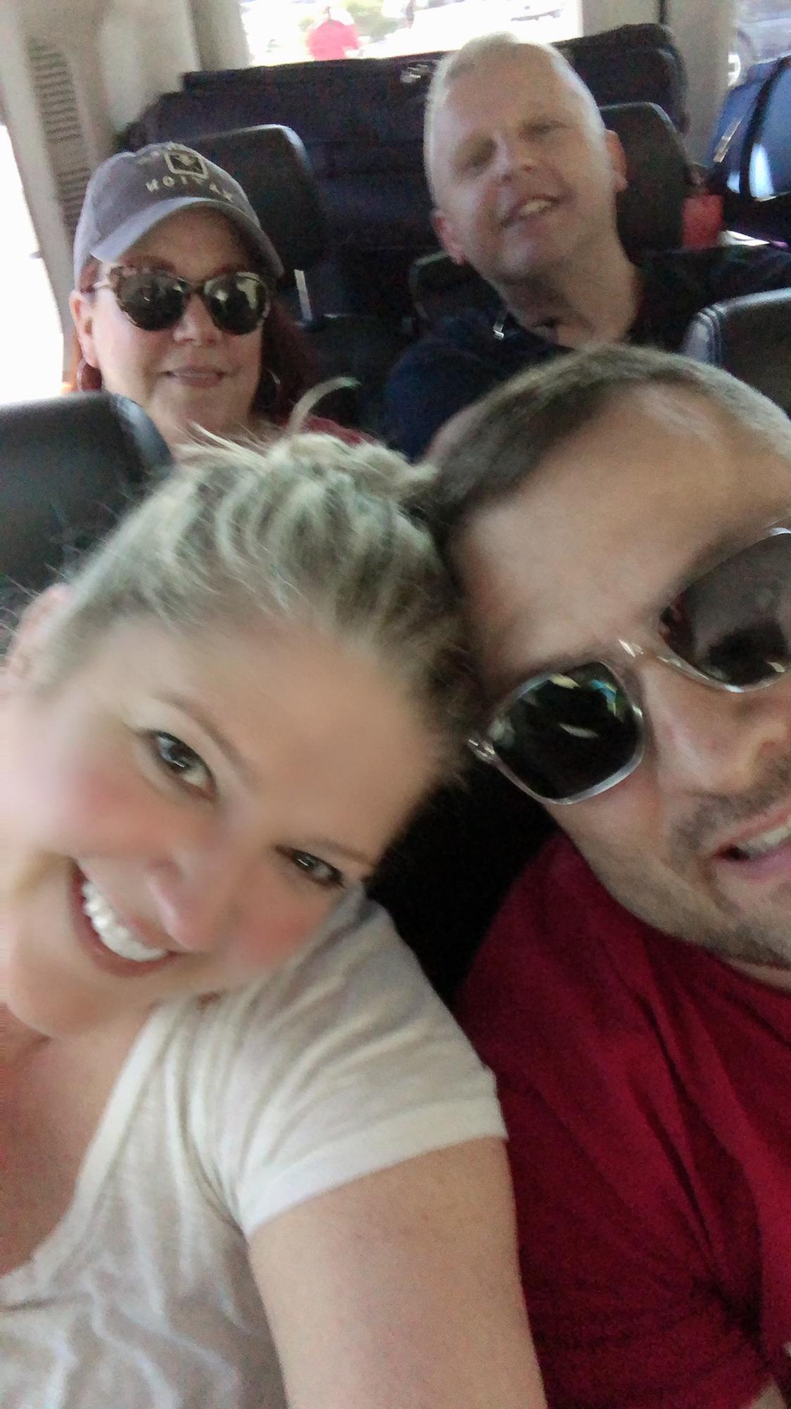 On the bus to the STJ ferry. St. Thomas, USVI, January 2019