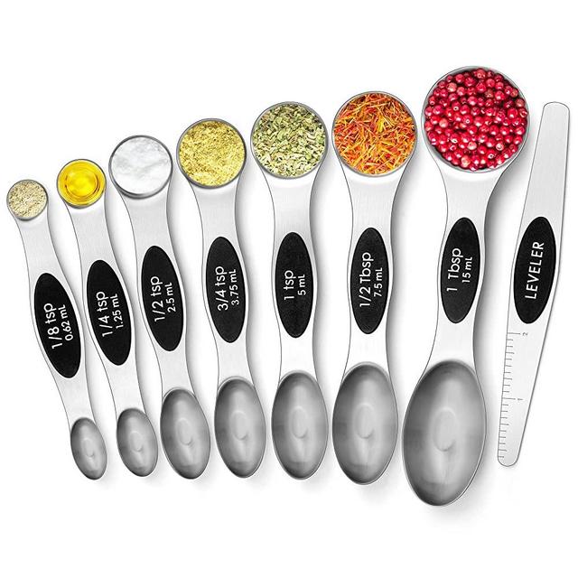 EDELIN 12 Piece Measuring Cups and Magnetic Measuring Spoons Set