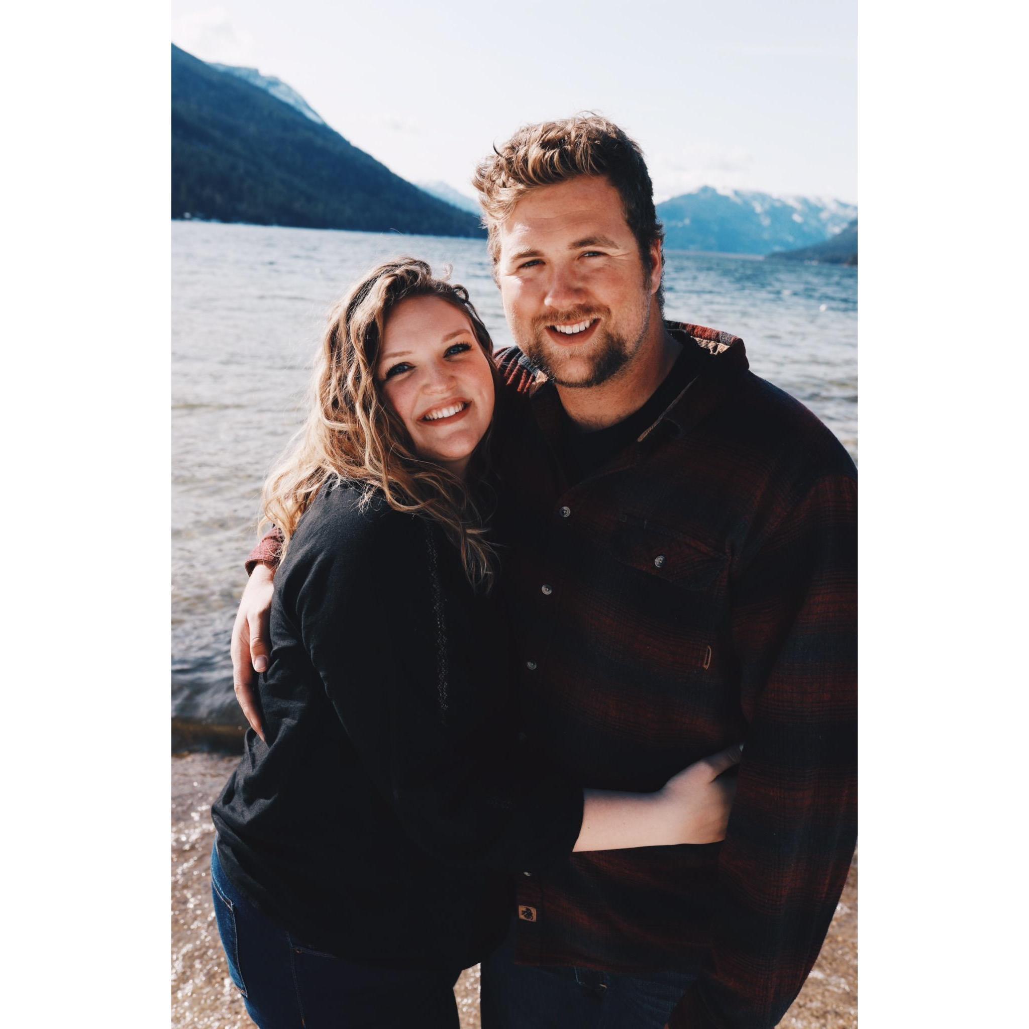 March 2019; Lake Wenatchee, Washington.
Jordan and Sam's favorite photographer, Izzy (Sam's little sister), snapped a few beautiful shots at Lake Wenatchee!
