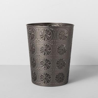 Solid Bathroom Wastebasket Dark Silver - Opalhouse™