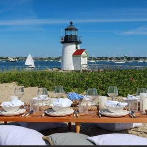 Picnic on the Beach in Nantucket