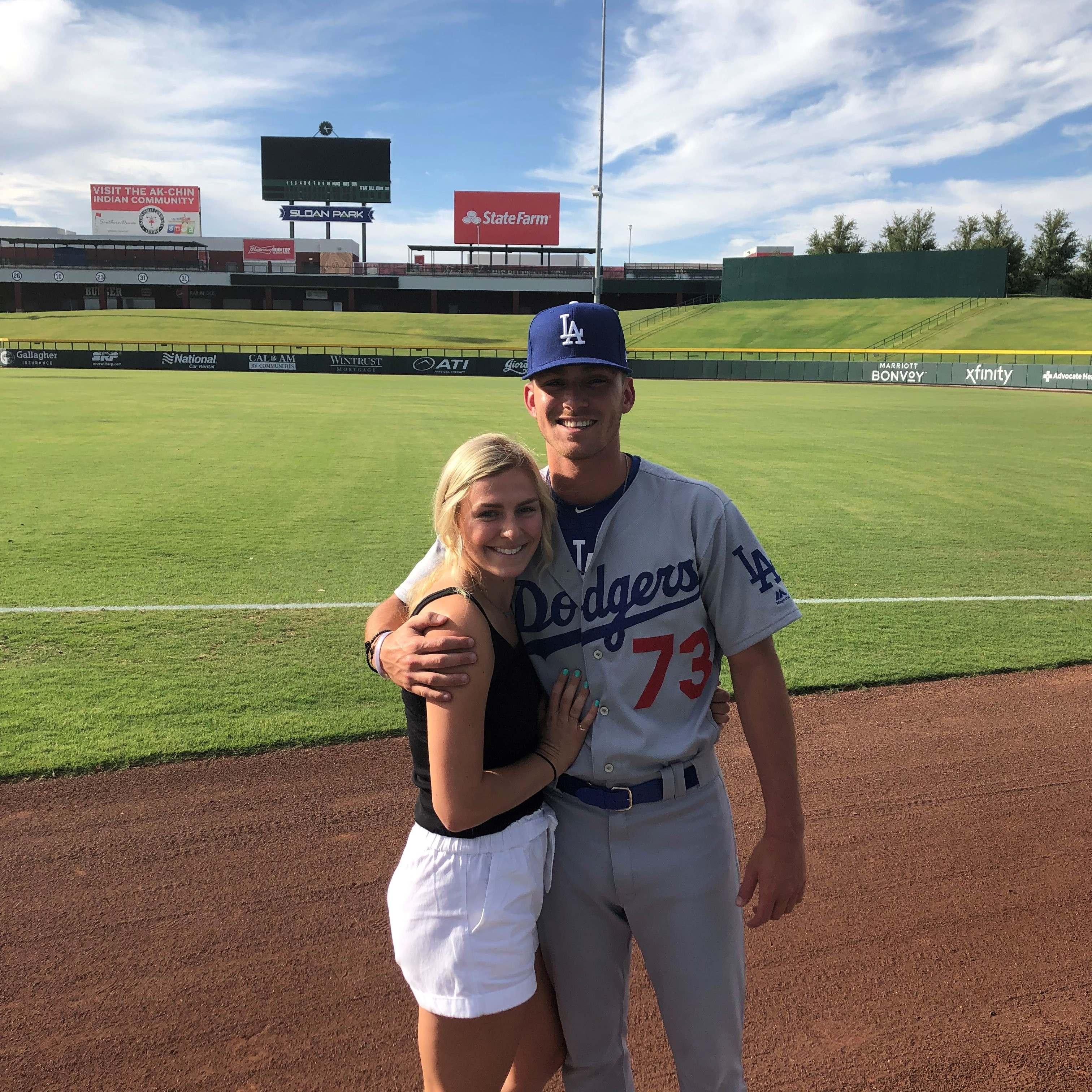 When Gabe played on the Dodgers, so proud!!