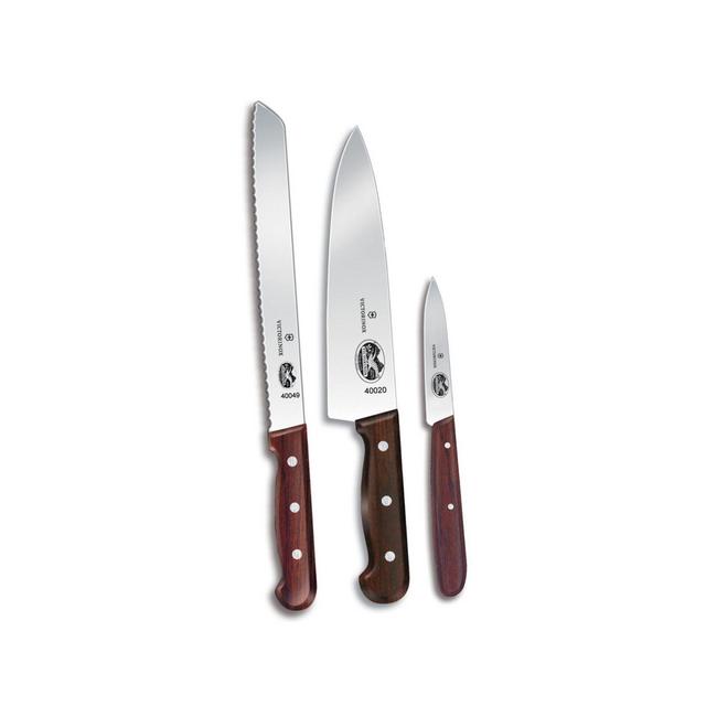 Victorinox Swiss Army Rosewood 3-Piece Chef Set