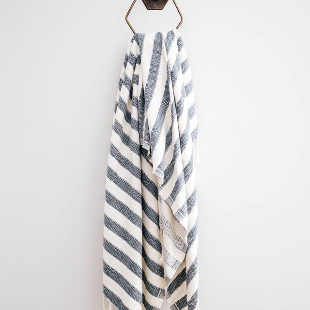 THE MALIBU TOWEL CHARCOAL