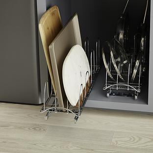 Lynk Chrome Pull-Out Lid Holder