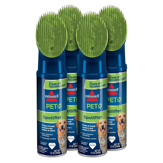 Bissell Spotlifter Pet Carpet and Upholstery Cleaner with Brush Head - 4 Pack, 93523