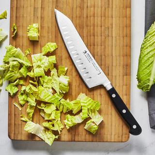 Classic Precision Hollow Edge Rocking Santoku Knife