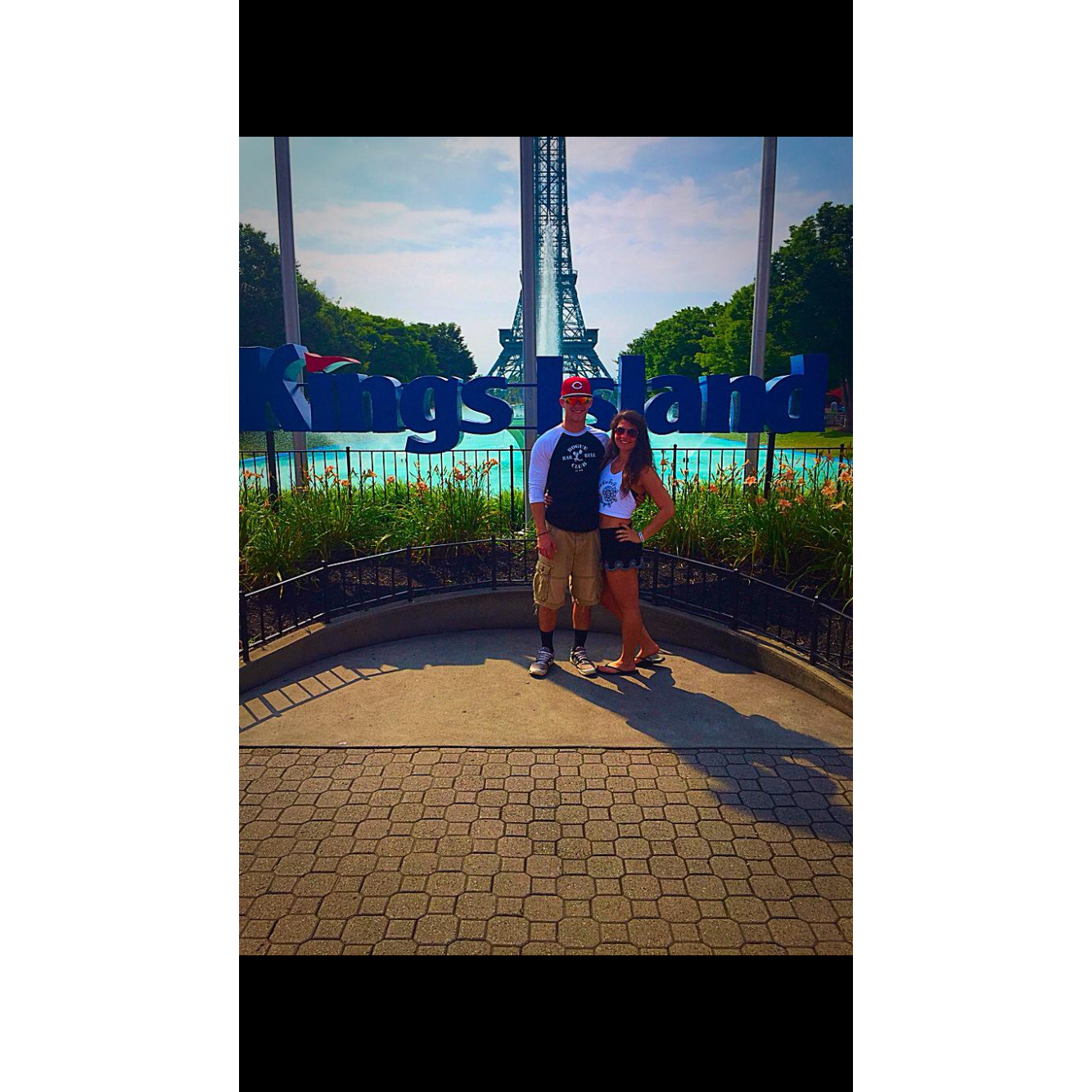 The day we realized that Channing can ride way more roller coasters than me.