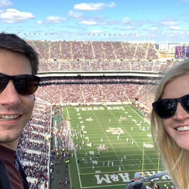 Cody's first Aggie football game