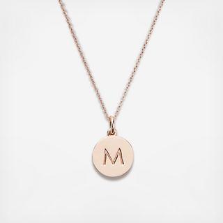 Gold Initial Pendant
