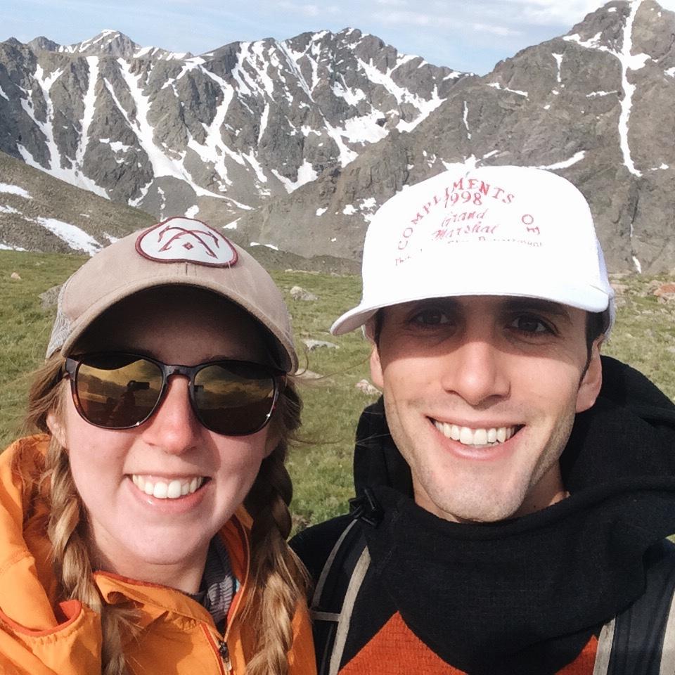 Views of Mount of the Holy Cross on a hike near Vail