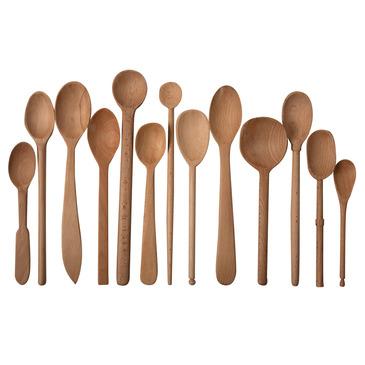 Baker's Dozen Wood Spoons, Large