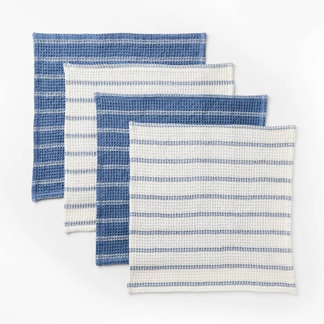 4pk Dish Cloth Set - Figmint™ - Blue