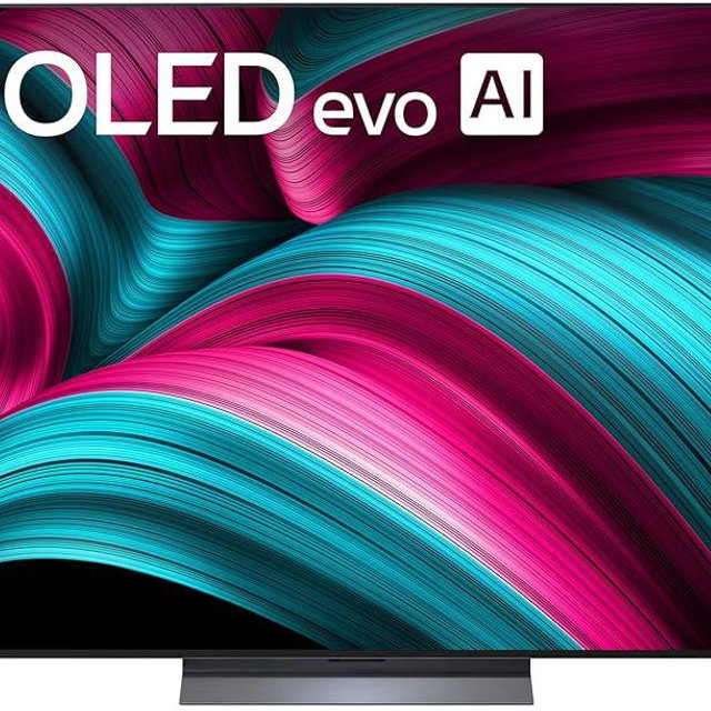 LG 77-Inch Class OLED evo AI 4K C5 Series Smart TV w/Dolby Atmos, Dolby Vision, HDR10, AI Super Upscaling 4K, Filmmaker Mode, Wow Orchestra, Alexa Built-in (OLED77C5PUA, 2025)