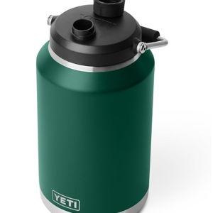 YETI Rambler Gallon Jug 2.0, Vacuum Insulated, Leakproof, Stainless Steel with MagCap, Black Forest Green