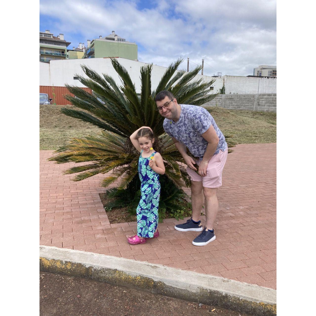 Lily and Matt in the Azores