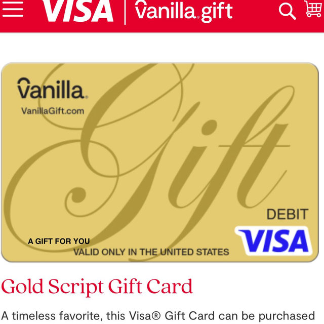 Visa Gift Card- To be used for purchase of TSA PreCheck & Global Entry for ease of honeymoon travel