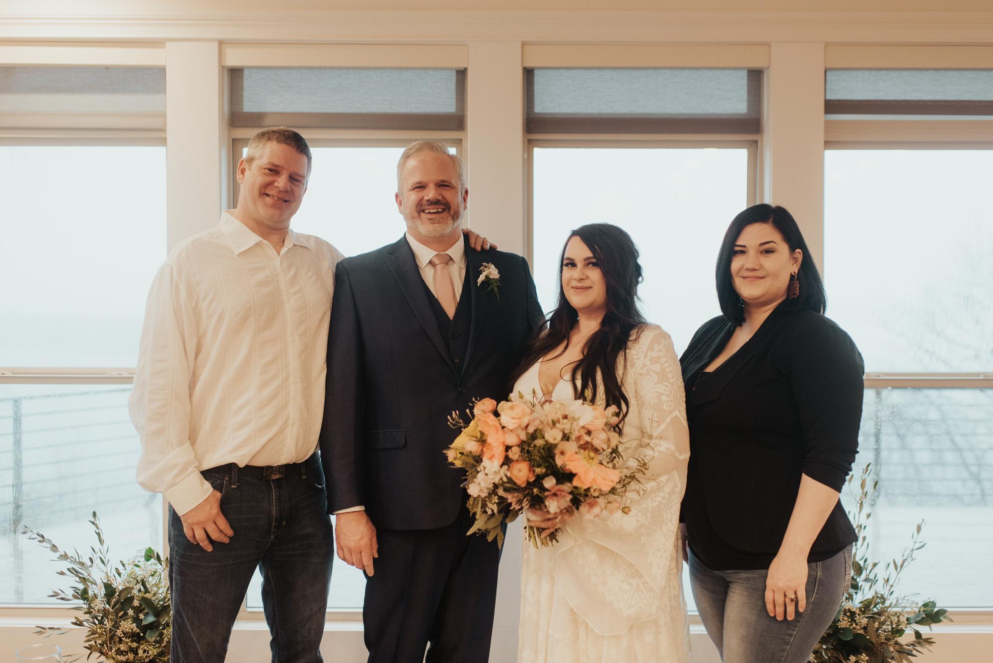 The groom’s brother and sister-in-law: Matt and Gretchen