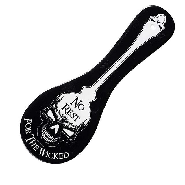 Alchemy of England No Rest For The Wicked Spoon Rest Black/White