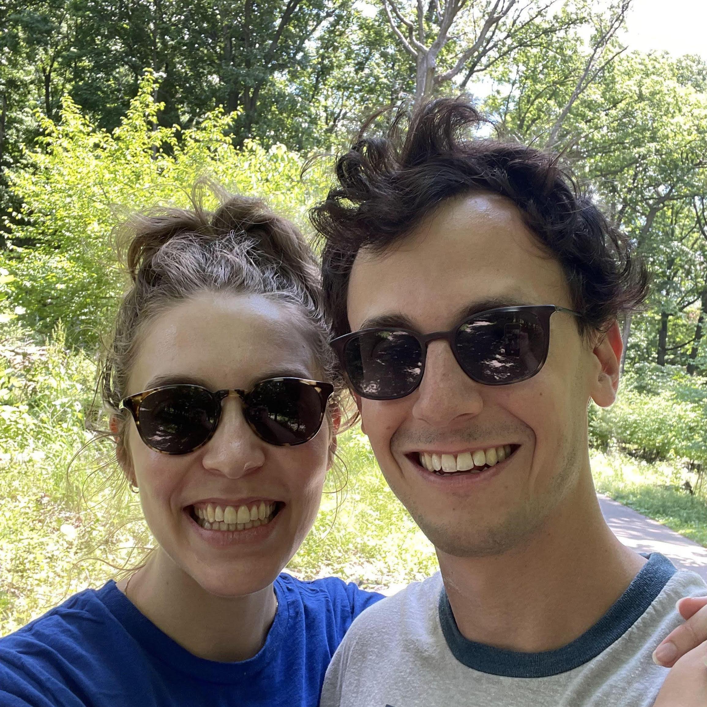 Hiking at Frick park!