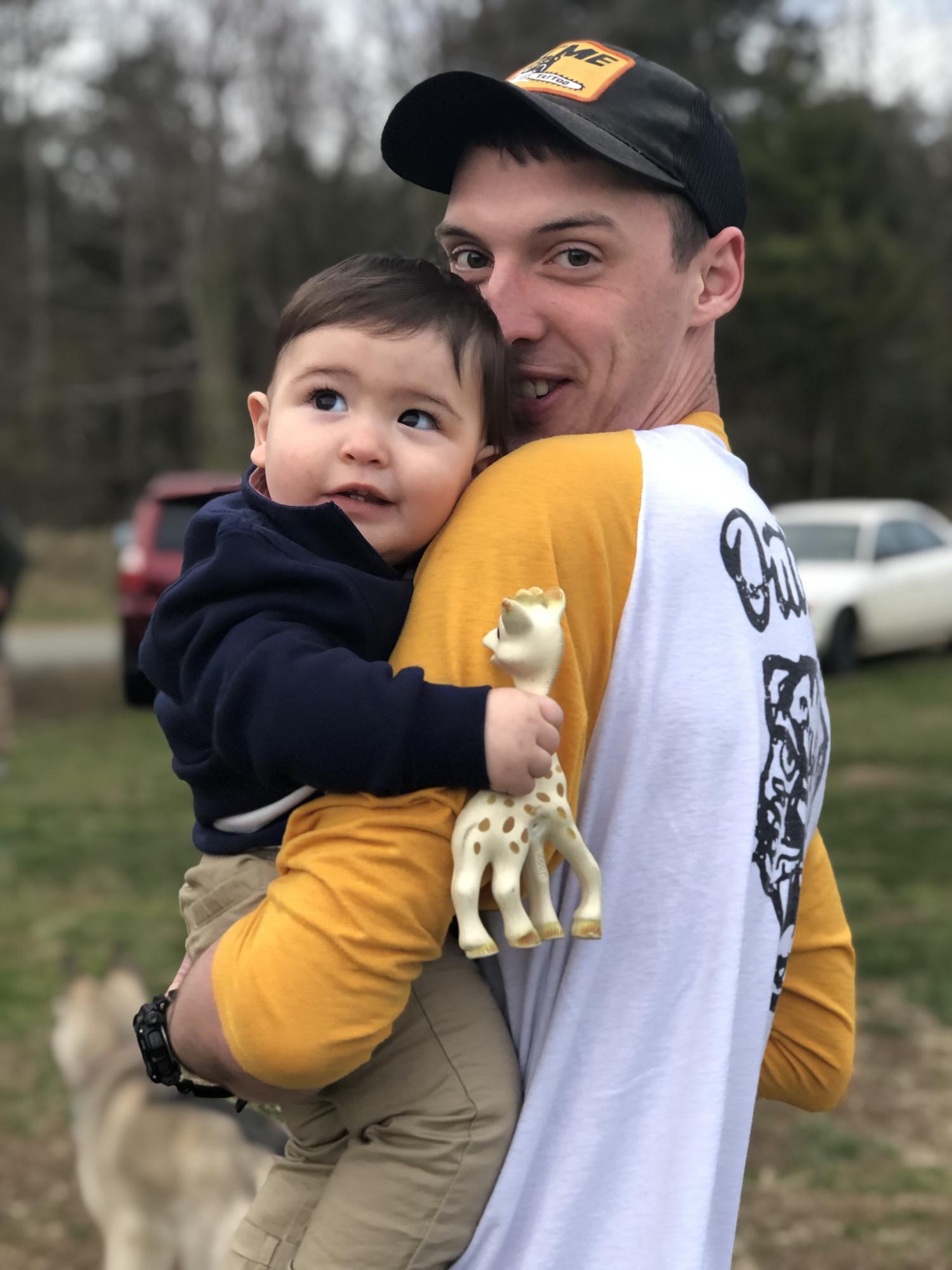 Hayden and Uncle DJ!