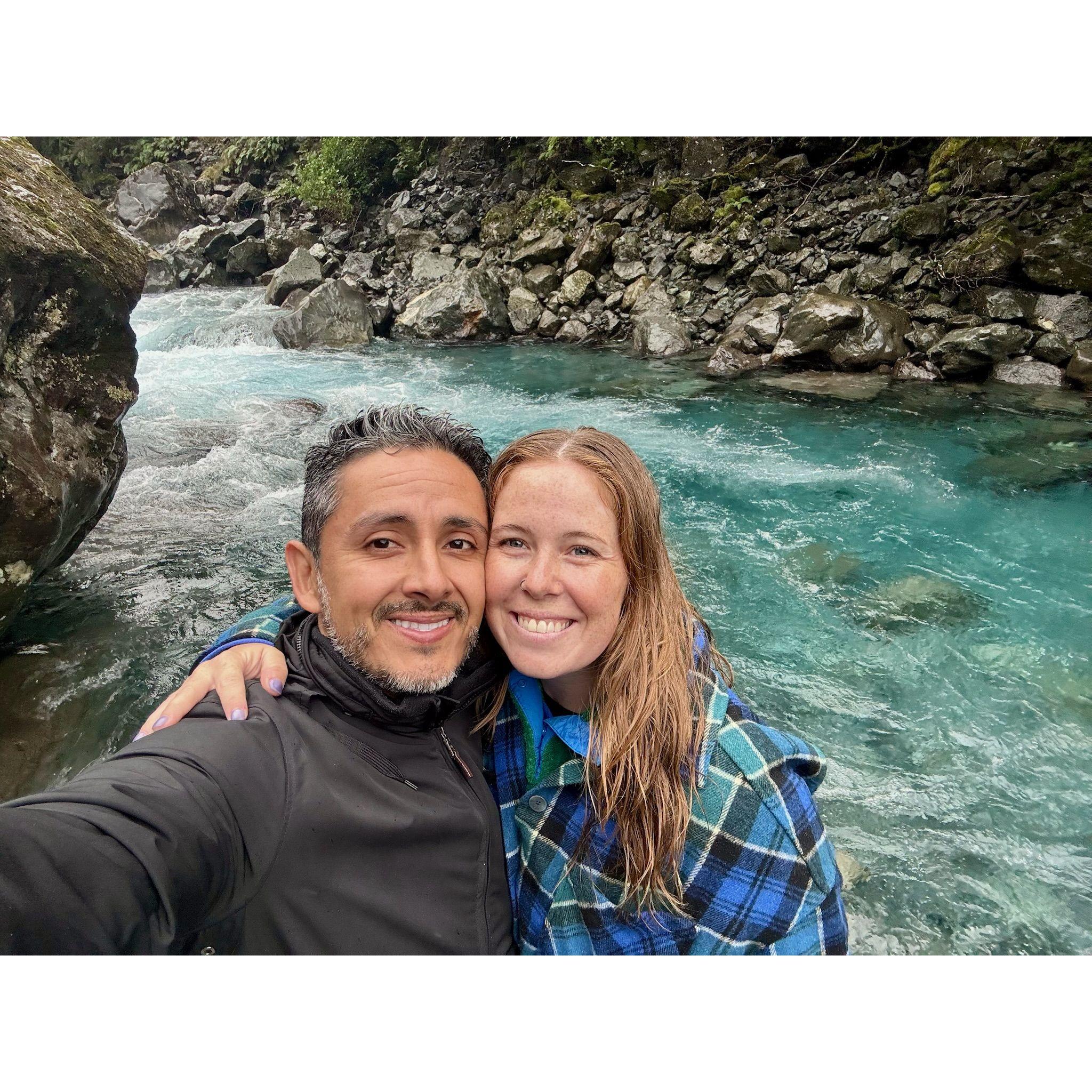 The beautiful drive between Milford Sound and Queenstown
