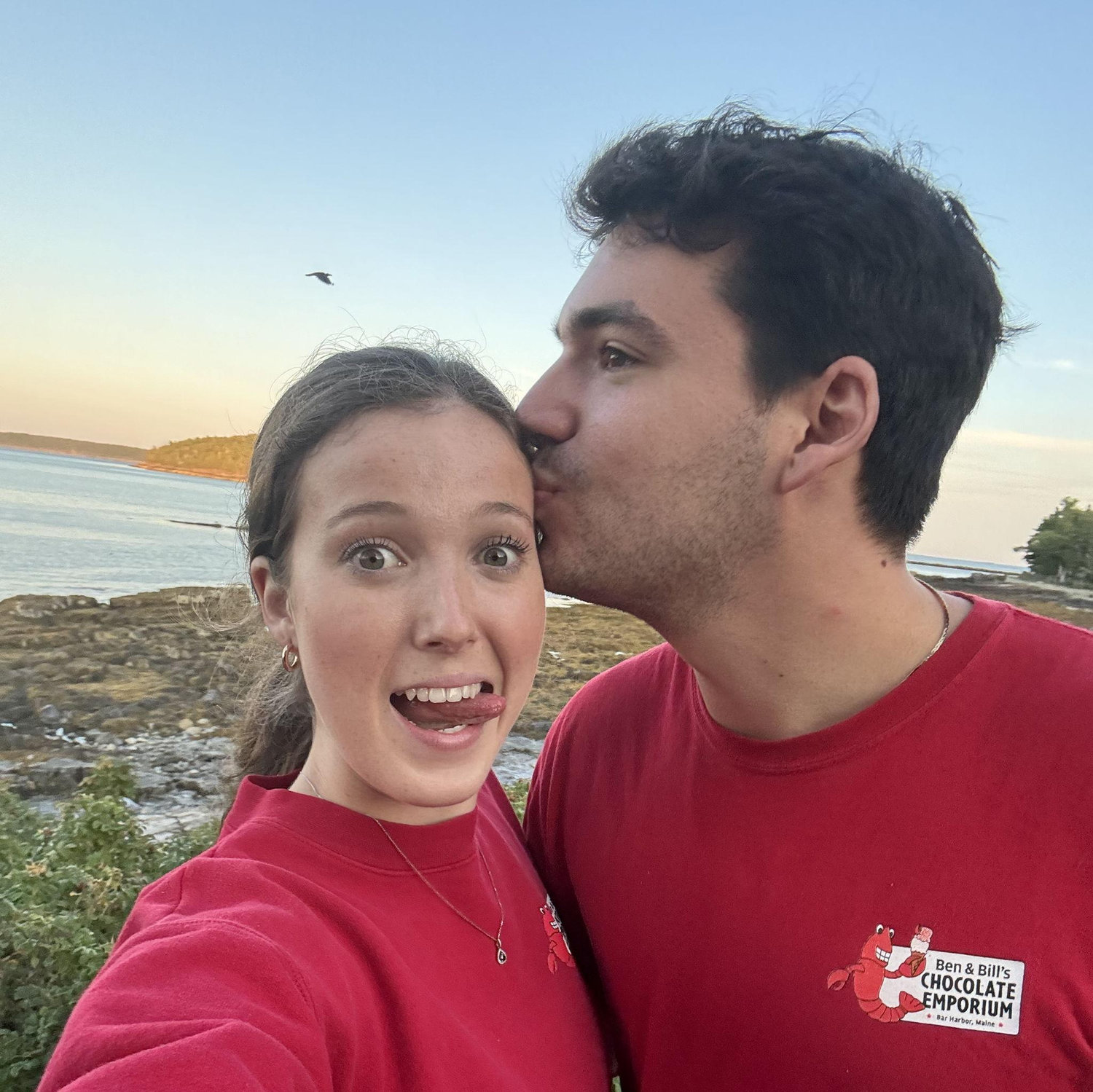 Taking a break from work to see the sunset on the Shore Path, September 2024. Always a special place to us!