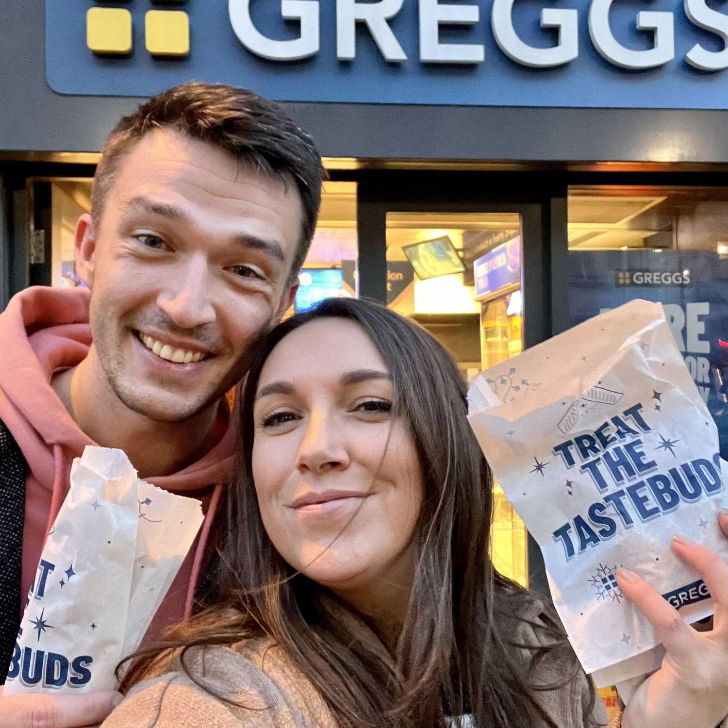 A sneaky Greggs in England - known for their sausage rolls