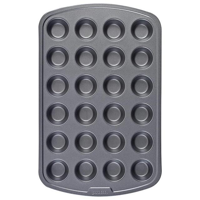 Good Cook 04029 Mini Non-Stick Muffin Pan, Steel, 1-7/8 in Dia x 14.6 in L x 9.3 in W x 6.8 in H