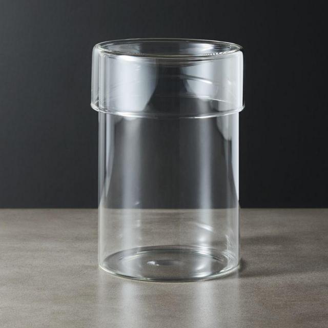 Dawson Large Round Glass Canister