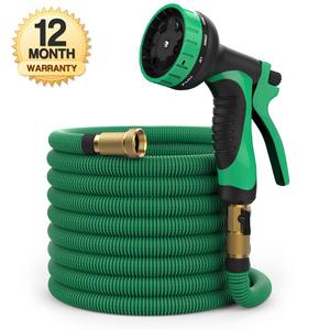 100 ft Hose - Expandable Garden Hose - Heavy Duty Flexible Hose