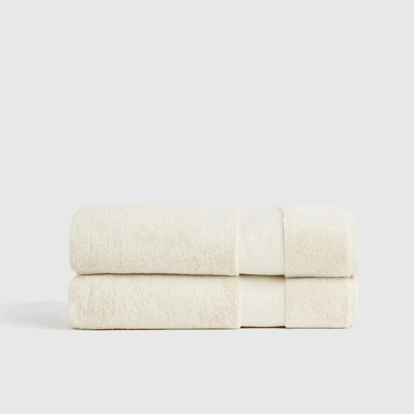 Turkish Ultra Plush Bath Sheet (Set of 2) - Ivory