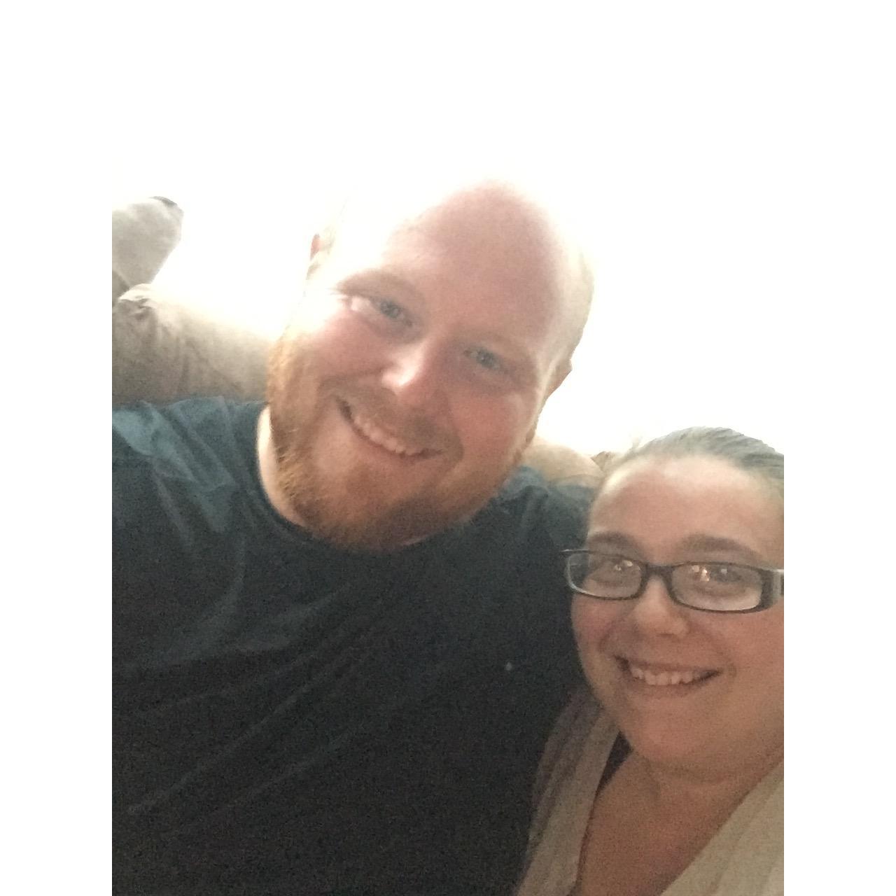 First picture in our first house together!