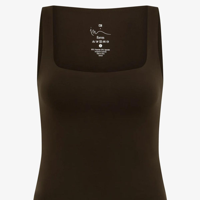 Form Scoop Tank | Dark Chocolate