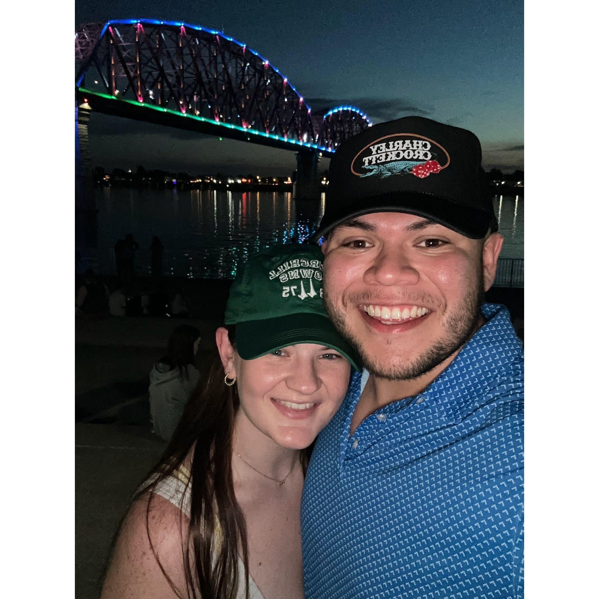 Enjoying their new home. Recently taken after Gillermo & Caitlyn moved to KY!