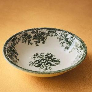 GREEN FLORAL EARTHENWARE BOWL - Dinner plates - KITCHEN & DINING - TABLEWARE | Zara Home