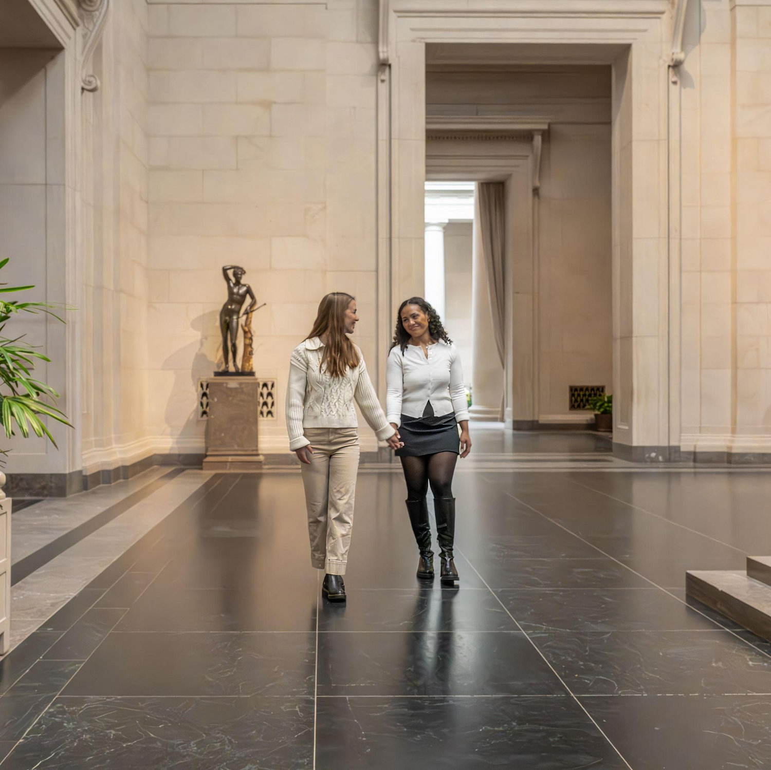December 2025 - Engagement photos at the National Gallery of Art by John Soulé Photography