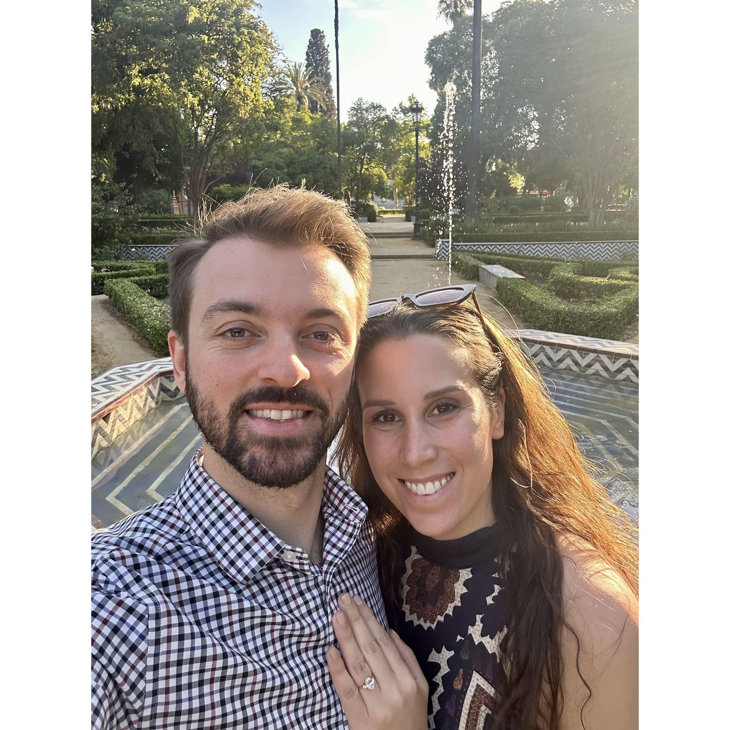 Engaged in Spain!!